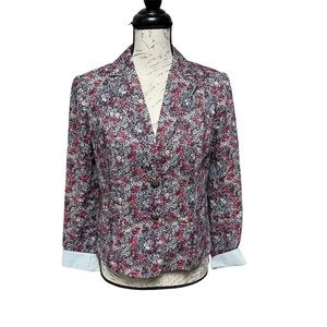 Tommy Hilfiger Floral Blazer - Red and Blue flower print